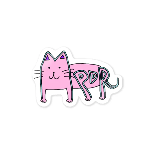 MPDR cat. ステッカー