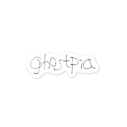 ghostpiaロゴ ステッカー