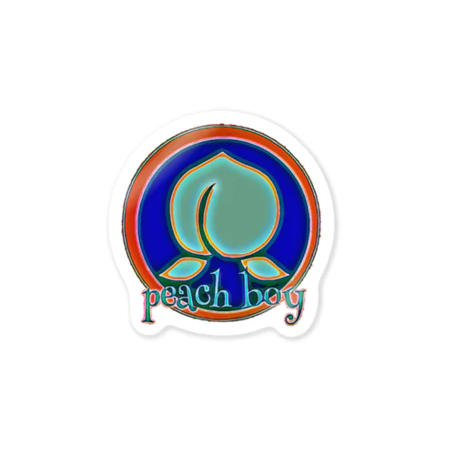 peach boy Sticker