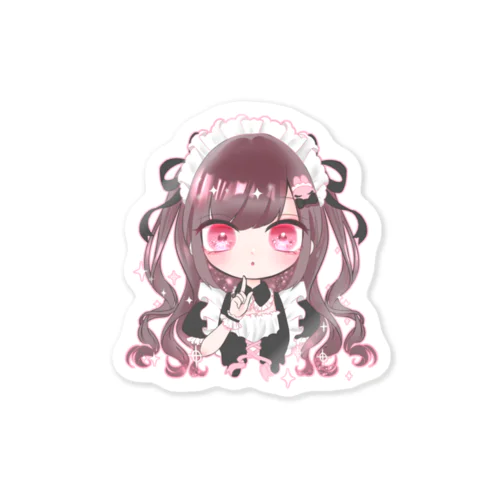 ハーフツインテールのメイドさん Sticker