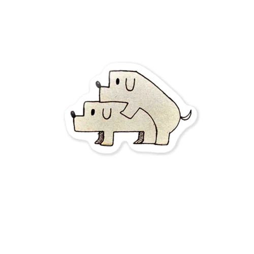 Dogs  Mating(犬の交尾) Sticker