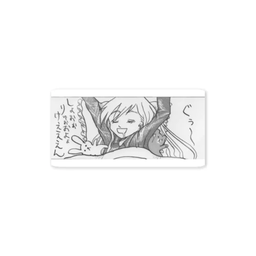 ４コマ漫画切り抜き１ Sticker