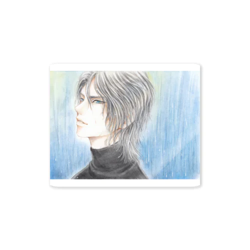 rain drop Sticker