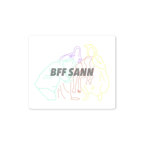 BFF SANN ステッカー