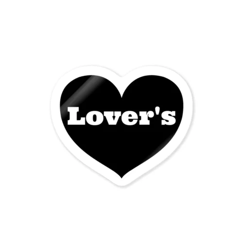 lovers ハート ステッカー