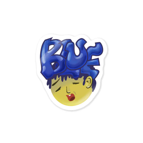 BLUE ブルー 106 Sticker