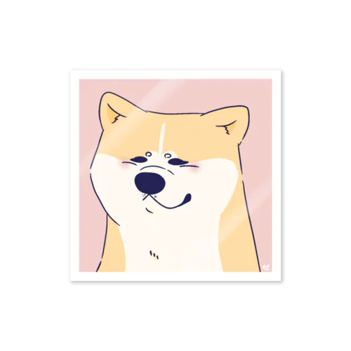 yuno犬種ステッカー【秋田犬】 Sticker