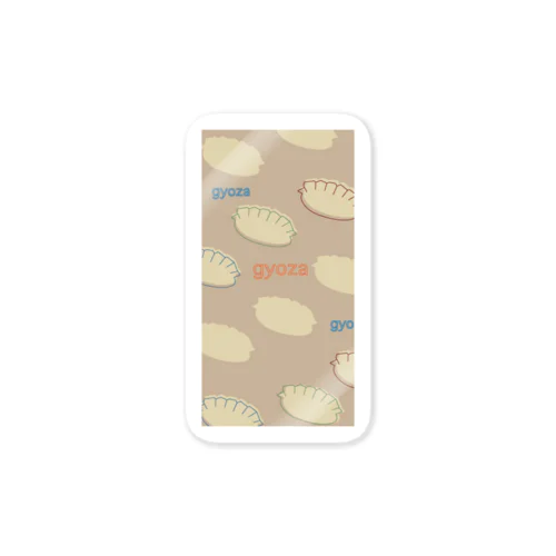 gyoza モカ Sticker