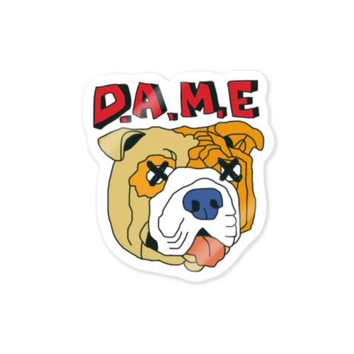 DAME DOG Sticker