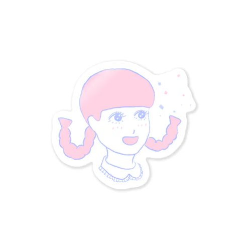 キラキラガール Sticker