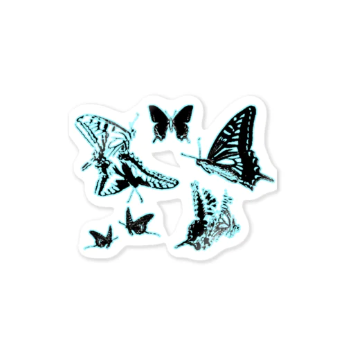 butterfly sticker Sticker