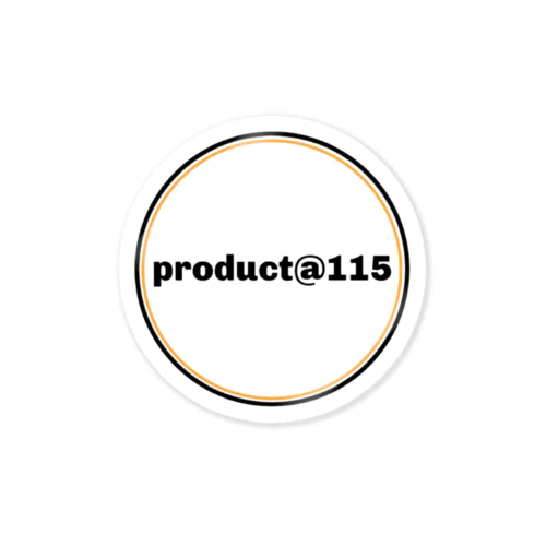 product115公式ロゴ ステッカー