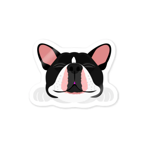 キスして犬・フレンチブルドッグ Sticker