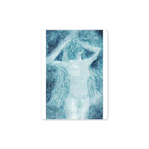 abstract_bluelady_ Sticker