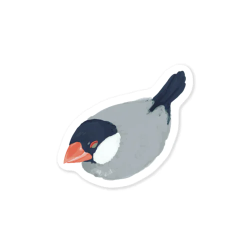 フクフク文鳥 Sticker