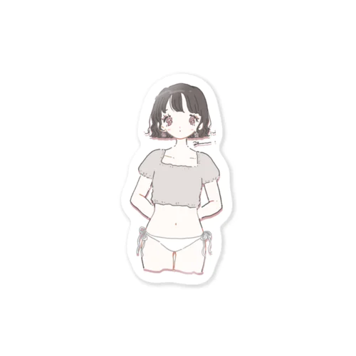 一応紐パンツ Sticker