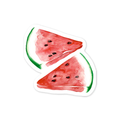 Fresh Cut Watermelon Sticker