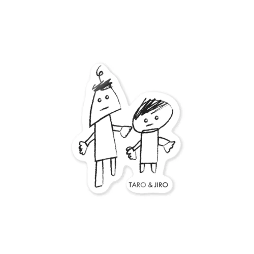 TARO & JIRO Sticker