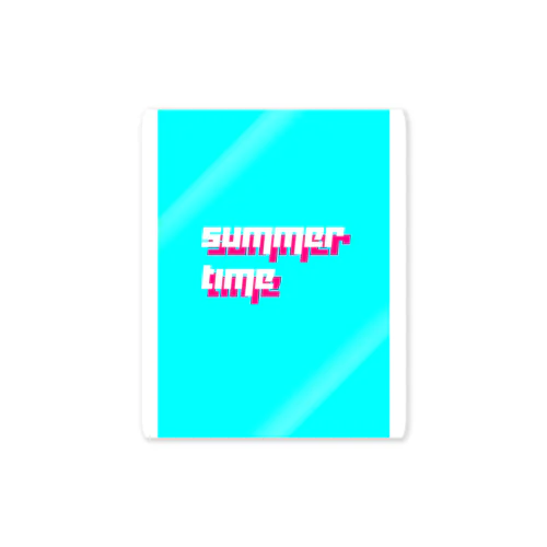 summer time ステッカー