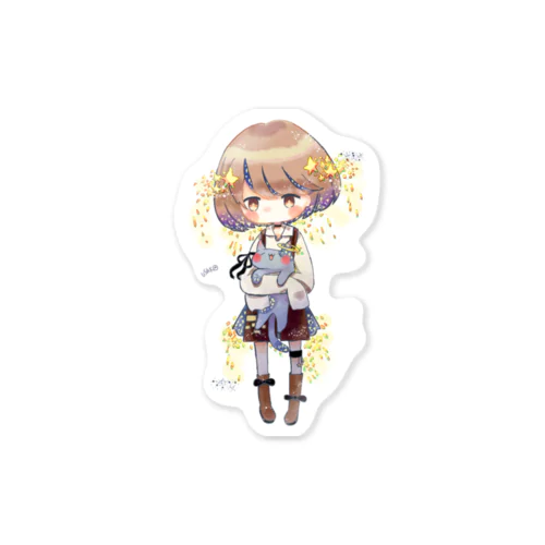 星の女の子 Sticker