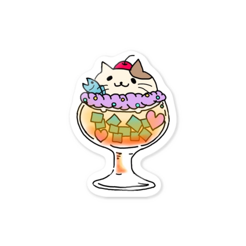 ナタデココねこちゃん Sticker