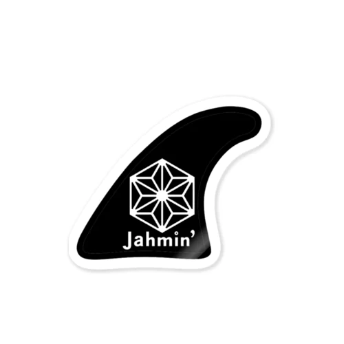Jahmin Surf Fin Sticker