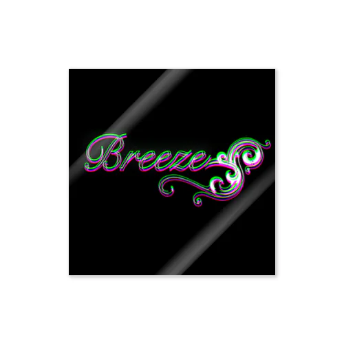 Breeze ロゴA ステッカー