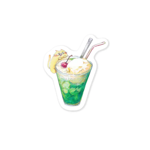 クリームソーダ (いやしんぼ編) Sticker