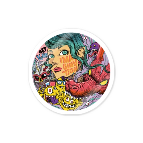 IMAGINATION GIRL Sticker