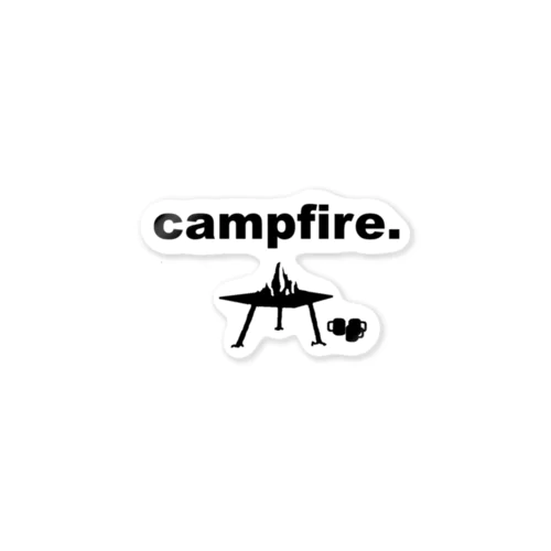 campfire. ステッカー
