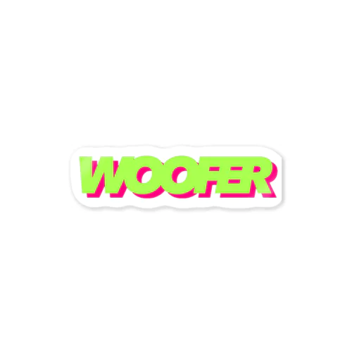 WOOFER Sticker