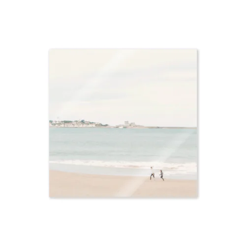 memories by the sea Sticker