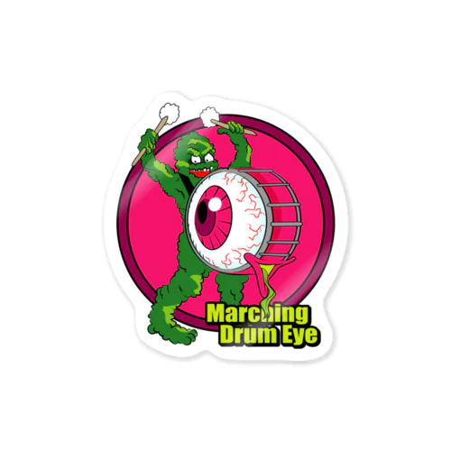 Marching Drum Eye ステッカー