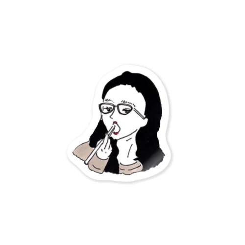 kuishinbou girl Sticker