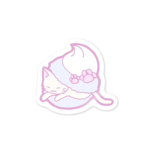 猫マカロン Sticker