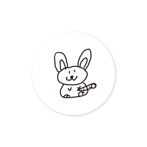 ウサギステッカー Sticker