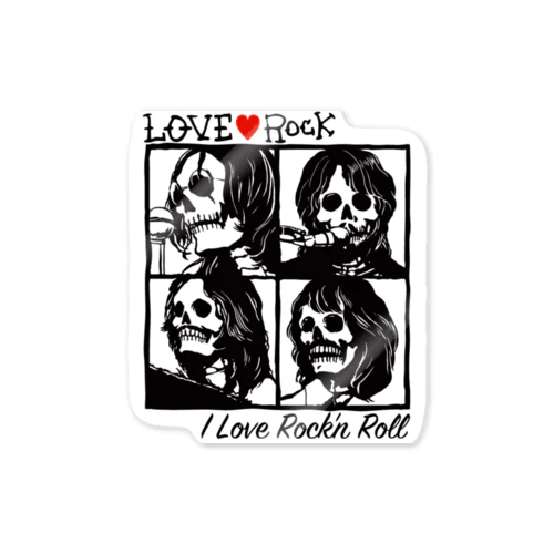 LOVE ROCK ステッカー