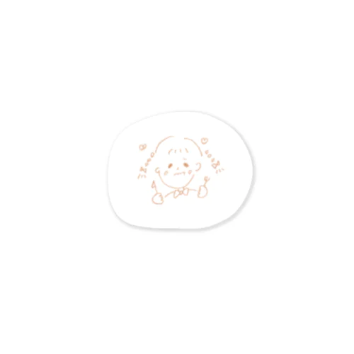 もぐもぐみっつちゃん Sticker