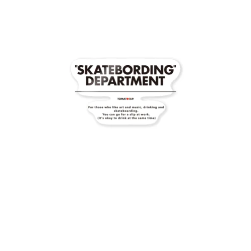 SKATEBORDING DEPARTMENT ステッカー