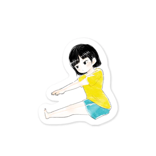 長座体前屈 Sticker