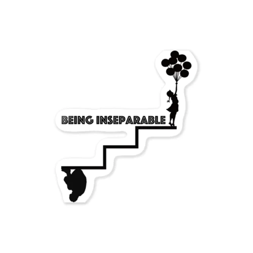 being inseparable Sticker