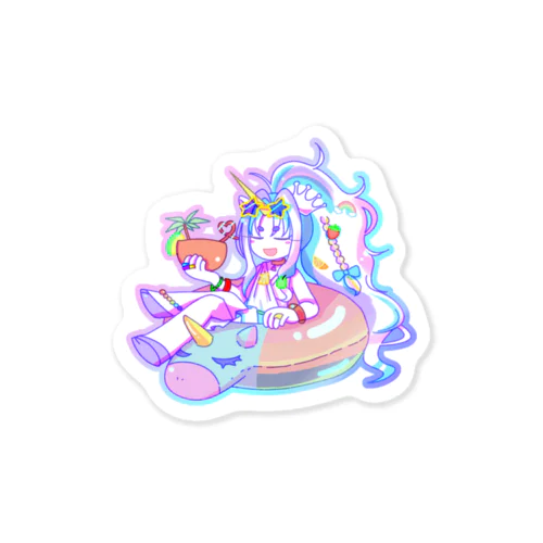 うかれポンチのユニコーン Sticker