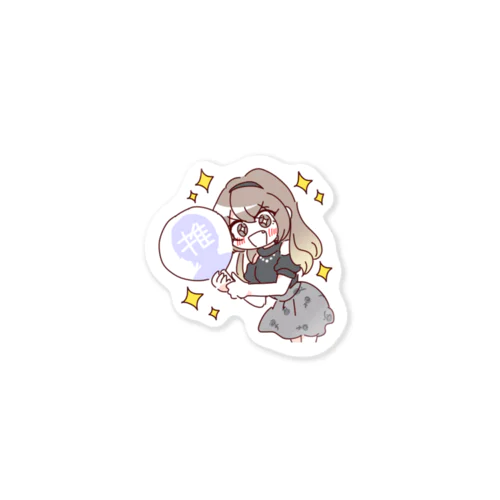 春夏秋冬うちわ芸人 Sticker