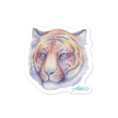 tropical tiger Sticker