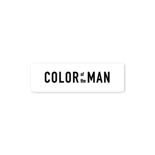 COLOR of  the MAN Sticker