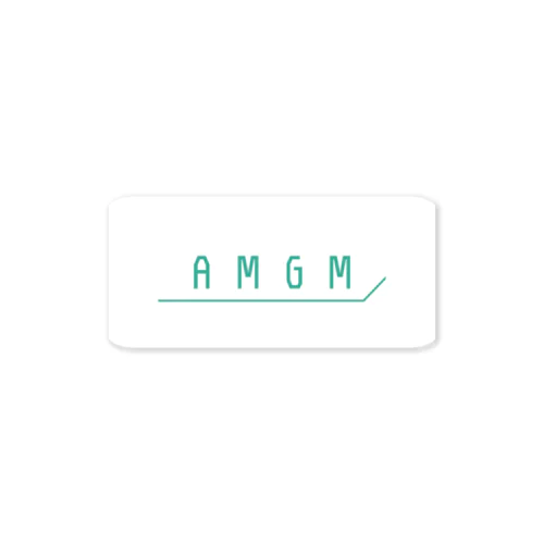 AMGM - green Sticker