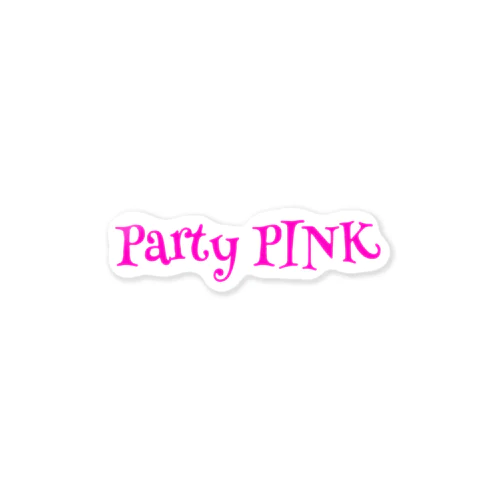 Party PINK ステッカー