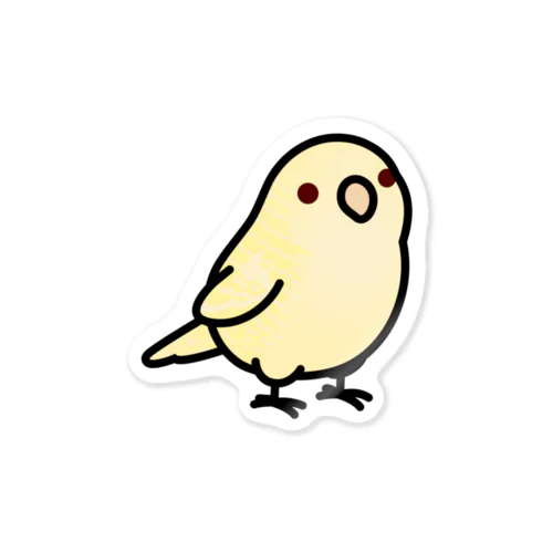 Chubby Bird サザナミインコ Sticker