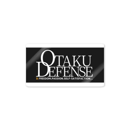 OTAKUDEFENCE　縁アリ ステッカー