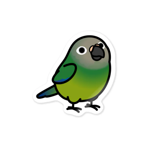 Chubby Bird シモフリインコ Sticker